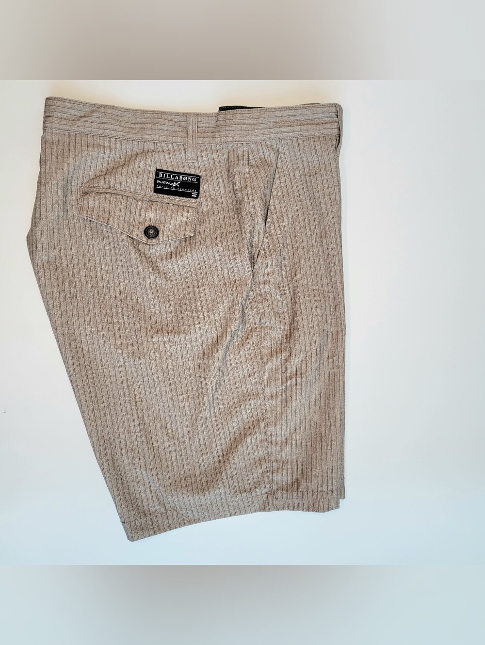Billabong Platinum X Stretch Hybrid Brown Shorts Mens Size 38 Built To Submerge
